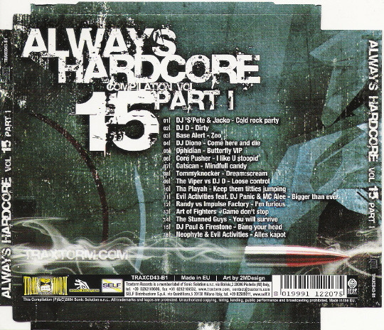 The Stunned Guys Always Hardcore Compilation Vol 15 Part I CD