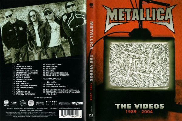 メタリカ [ザ・ビデオズ　１９８９－２００４] Metallica – The Videos 1989 - 2004 – DVD (Slipcase, DVD