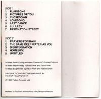 The Cure | Disintegration | Cassette (Album, Paper label