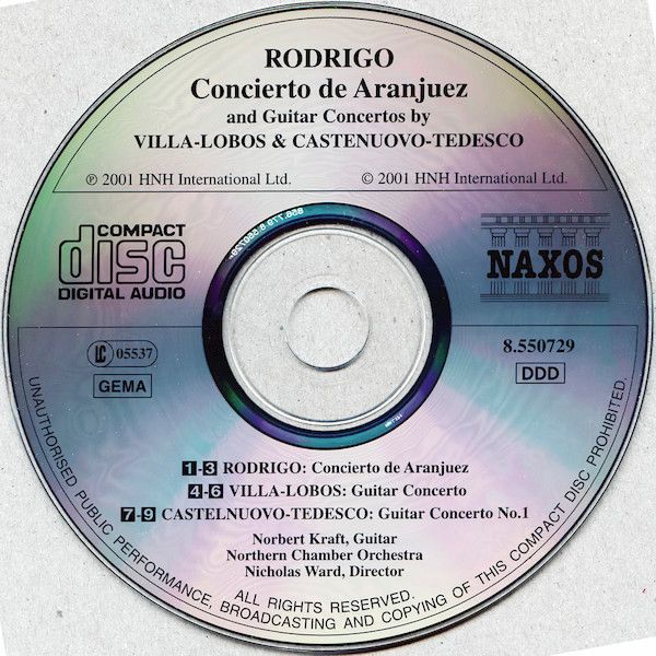 Joaquín Rodrigo, Norbert Kraft, Northern Chamber Orchestra