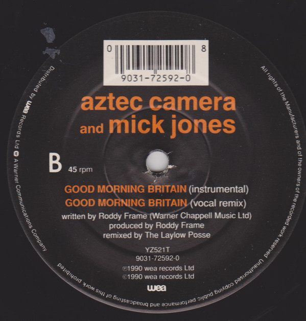 Aztec Camera, Mick Jones Good Morning Britain Vinyl (12", 45 RPM