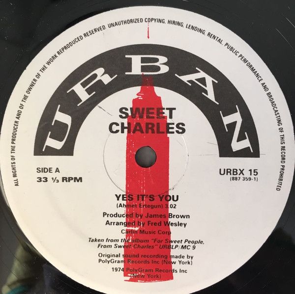 Sweet' Charles Sherrell, Lyn Collins | Yes It's You / Rock Sweet' Charles Sherrell, Lyn Collins | Yes It's You / Rock