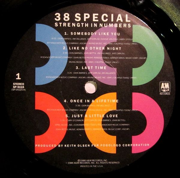 38 Special (2) | Strength In Numbers | Vinyl (LP, Album, Allied 