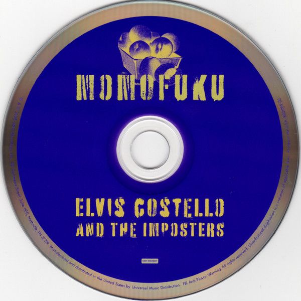Elvis Costello & The Imposters Momofuku CD (Album, Digipak