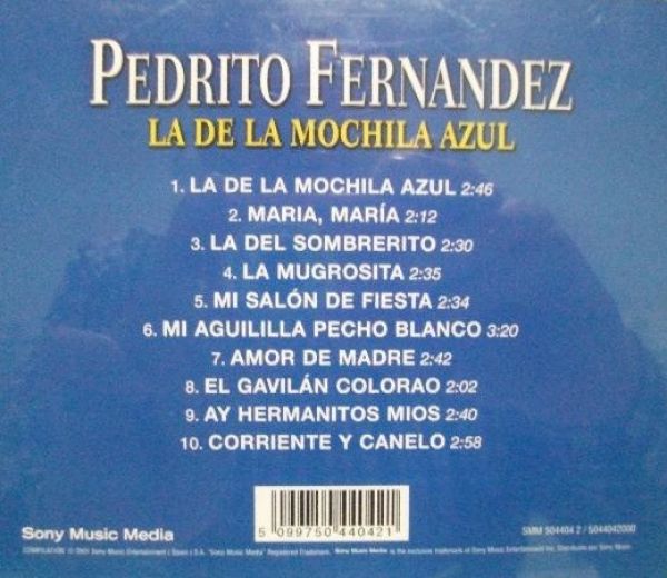 Pedrito Fernandez La CanciÃ³n La De La Mochila Azul Acordes La De