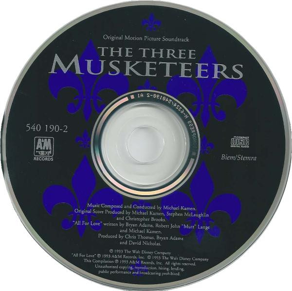 Michael Kamen The Three Musketeers (Original Motion Picture