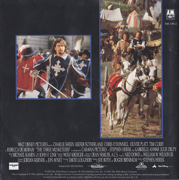 Michael Kamen The Three Musketeers (Original Motion Picture