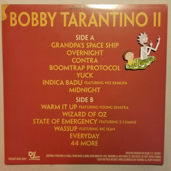 Logic (27) Bobby Tarantino II Vinyl (LP, Mixtape, Unofficial