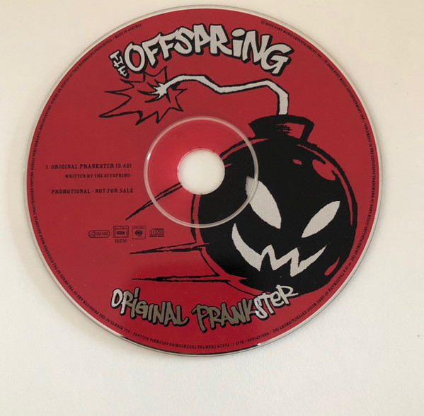 The Offspring Original Prankster CD (Single, Promo, Stereo