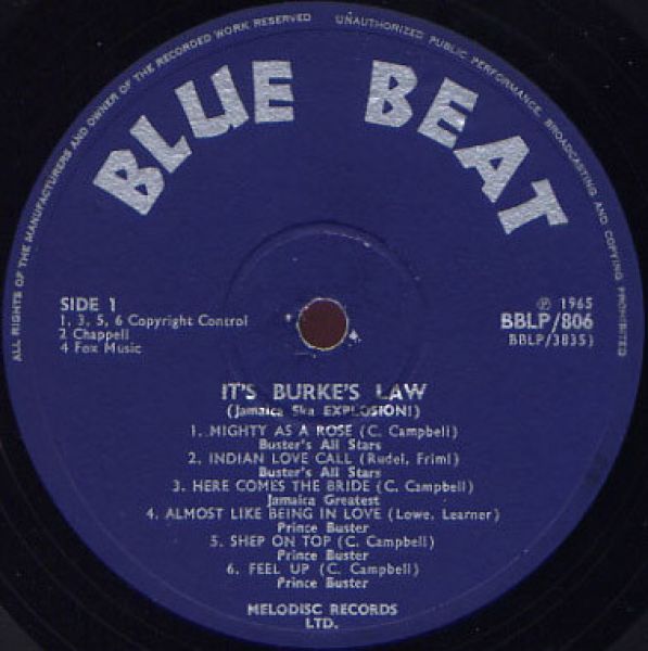 Prince Buster's All Stars | It's Burke's Law (Jamaica Ska