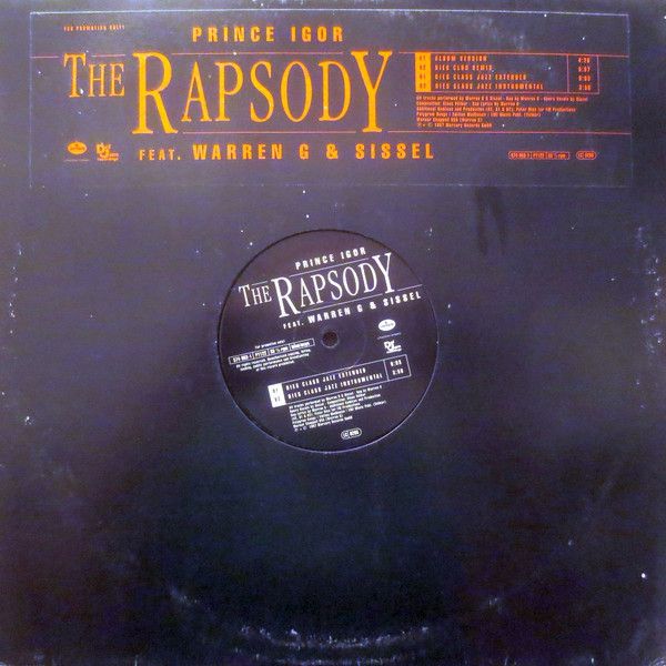 Prince Igor The Rapsody feat. Warren G & Sissel MaxiCD NEU