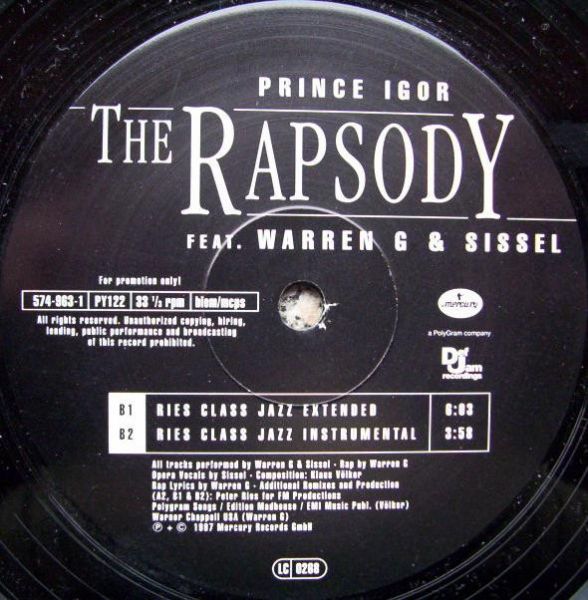 Warren G, Sissel - Prince Igor - Amazon.com Music