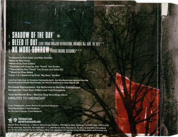 Linkin Park Shadow Of The Day CD (MaxiSingle) VinylHeaven your