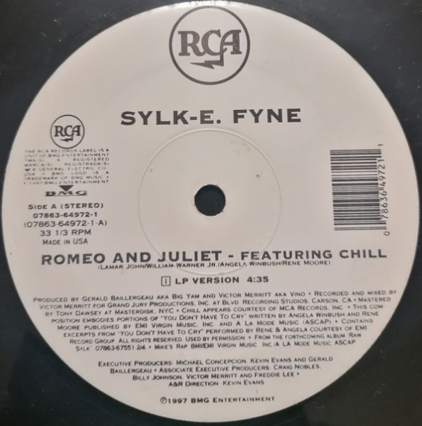 Sylk E Fyne Romeo And Juliet Lyrics Sylk E. Fyne | Romeo And Juliet | Vinyl (12") | VinylHeaven - your