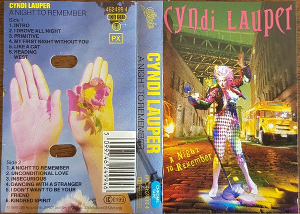 Cyndi Lauper | A Night To Remember | Cassette (Album