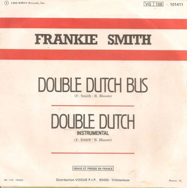 Frankie Smith Double Dutch Bus Vinyl (7", Single, 45 RPM) VinylHeaven your source for