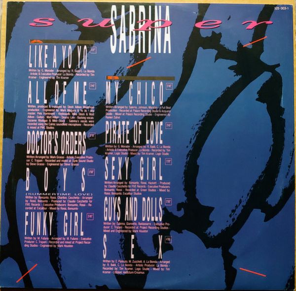 Sabrina | Super Sabrina | Vinyl (LP, Album) | VinylHeaven