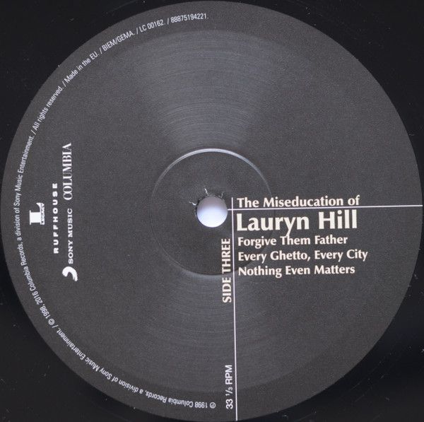 The Miseducation of Lauryn Hillレコード新品未使用 Lauryn Hill – The Miseducation Of Lauryn Hill – 2 x Vinyl