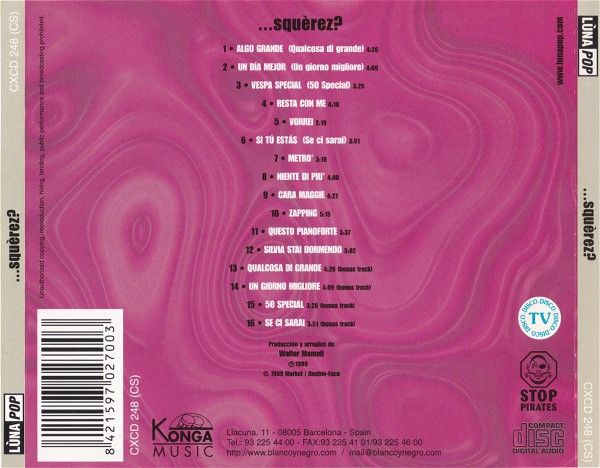 Album Lunapop Vespa 50 Lùnapop CD (Album) VinylHeaven Your