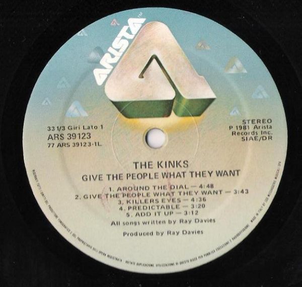 The kinks give the people what they want vinyl lp album