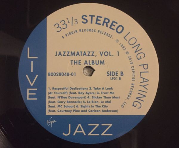 Guru – Jazzmatazz Vol1 UKオリジナル 1993 レコード Guru