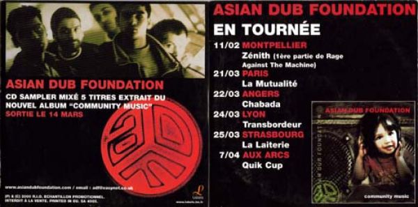 LP】ASIAN DUB FOUNDATION/community music ASIAN DUB FOUNDATION