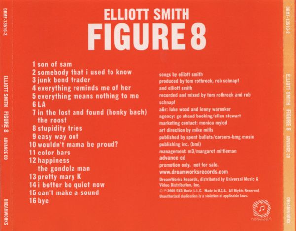 Elliott Smith Figure 8 レコード Figure 8 3LP Deluxe Edition - Interscope Records