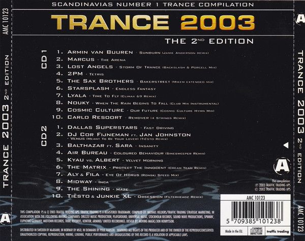 Various | Trance 2003 - The 2nd Edition | 2xCD (Compilation
