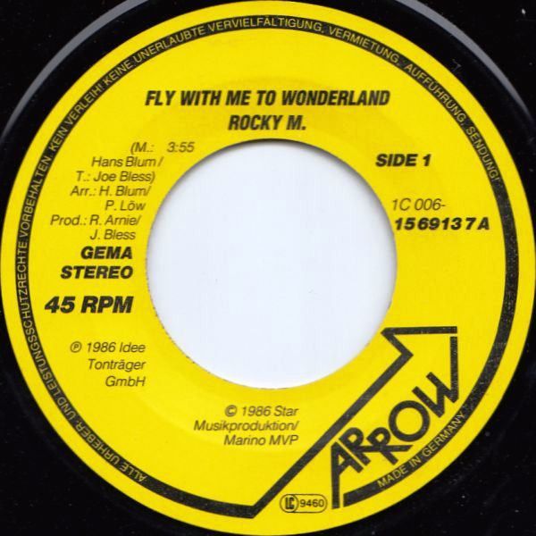 Rocky M | Fly With Me To Wonderland | Vinyl (7