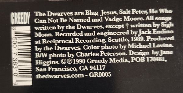 Dwarves | Blood Guts & Pussy | Vinyl (LP, Album, Reissue
