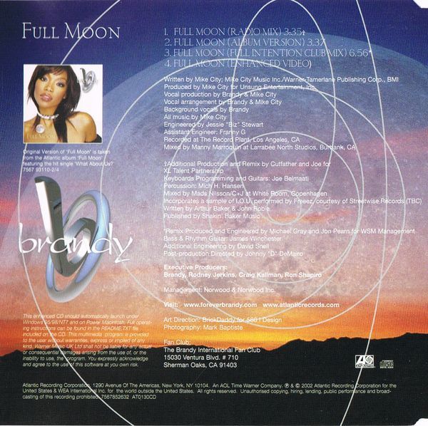 Brandy Full Moon LPレコード　Germany盤 brandy / FULL MOON LP レコード 2枚組
