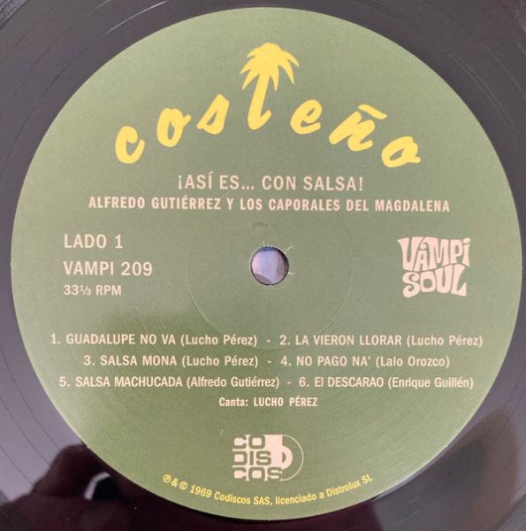 西LP Alfredo Gutierrez , Los Capora !Asi Es Con Salsa