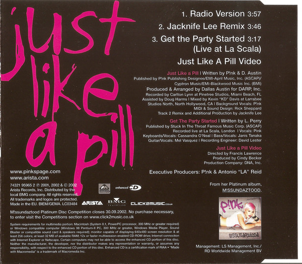 Just Like A Pill P!nk