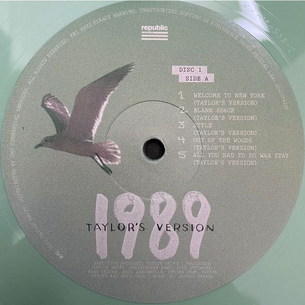1989 (Taylor's Version) 限定版レコード グリーン Taylor Swift - 1989 (Taylor's Version) [Aquamarine Green