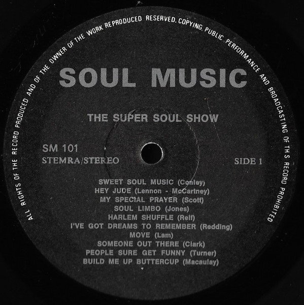 Various 20 Super Hits The Super Soul Show Vinyl (LP, Compilation