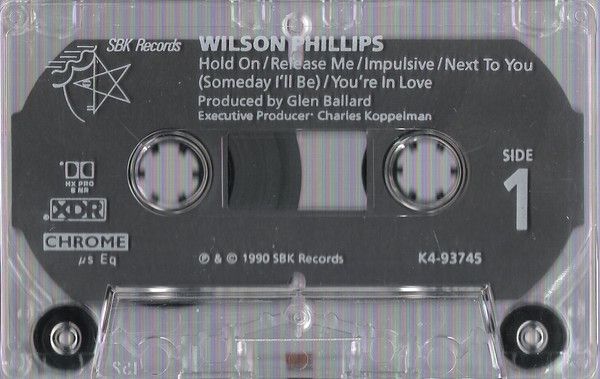 Wilson Phillips［カセット］ Wilson Phillips | Wilson Phillips | Cassette (Album, Chrome