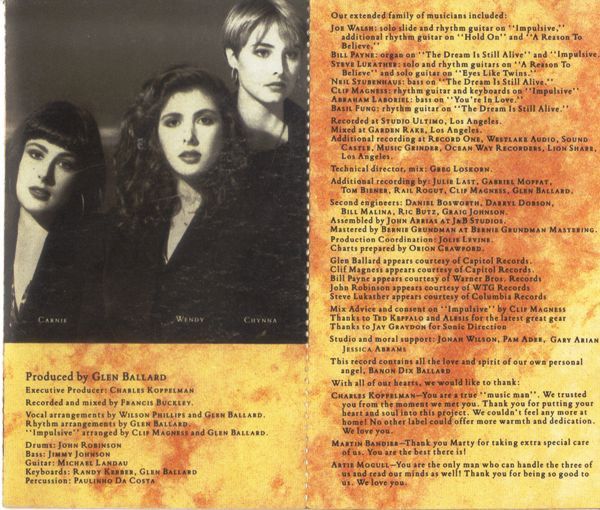 Wilson Phillips［カセット］ Wilson Phillips - Wilson Phillips Cassette Tape