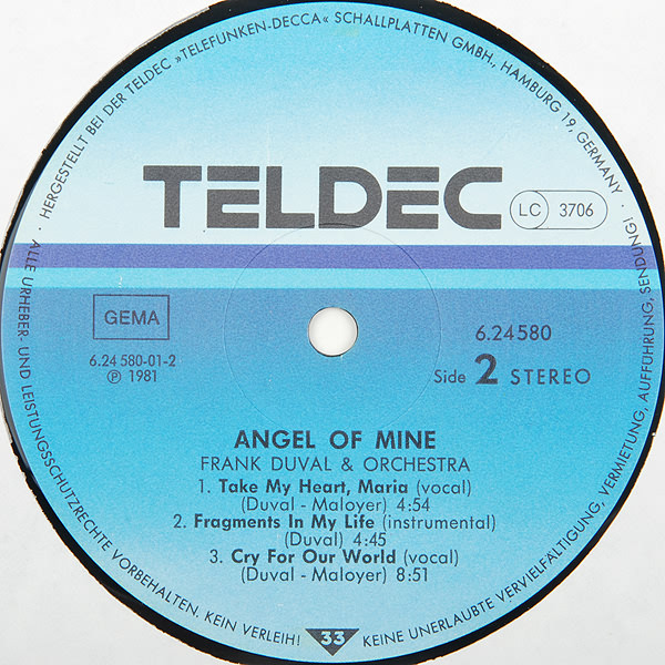 Frank Duval & Orchestra Angel Of