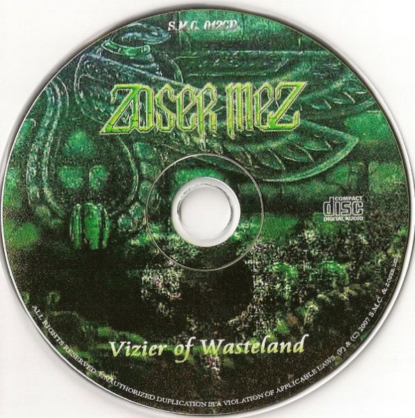 Zoser Mez | Vizier Of Wasteland | CD (Album, O-Card