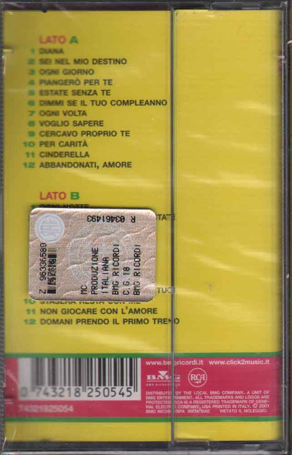 Paul Anka I Grandi Successi Originali Cassette