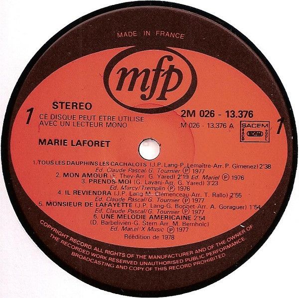 大幅値引き中　MARIE LAFORÊT など洋楽LP 12タイトル 大幅値引き中 MARIE LAFORÊT など洋楽LP 12タイトル Marie