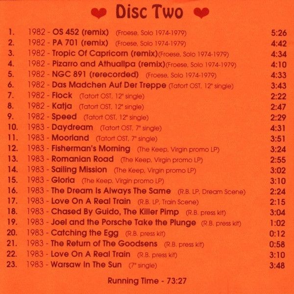 Tangerine Dream | Electronic Orgy (The Rare-Songs Collection