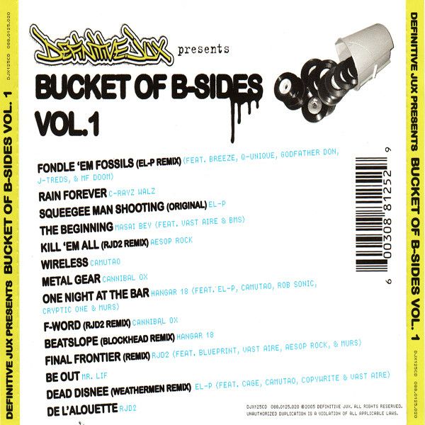 Various | Definitive Jux Presents Bucket Of B-Sides Vol. 1