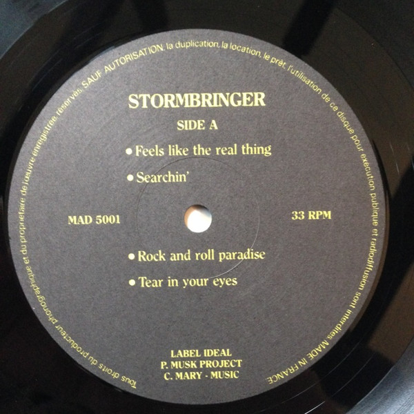 Stormbringer (8) Stormbringer Vinyl (LP, Album) VinylHeaven