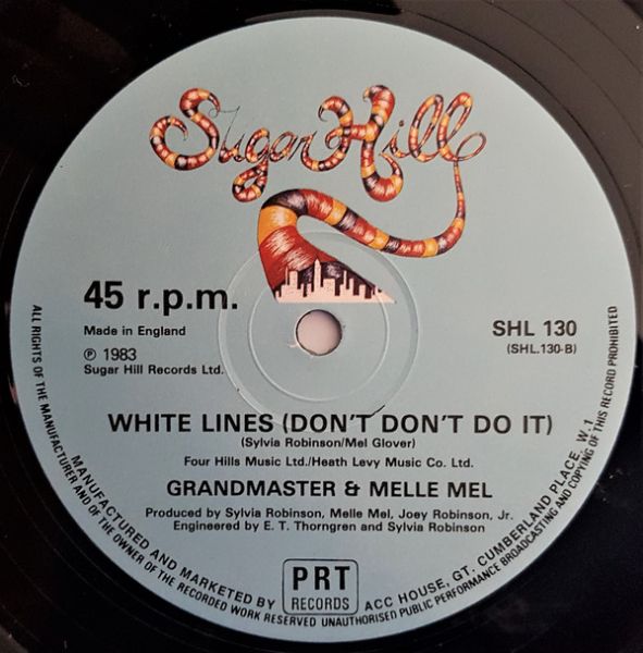 GRANDMASTER & MELLE MEL/WHITE LINES 超激レア White Lines | Grandmaster Flash with Melle Mel & The Furious