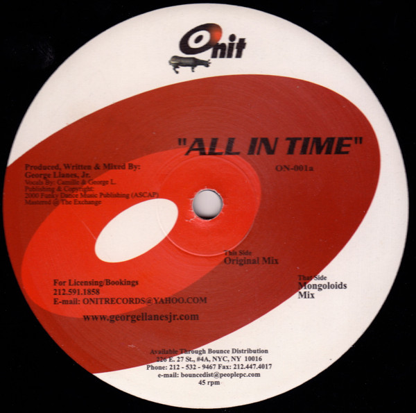 George Llanes, Jr. | All In Time | Vinyl (12", 45 RPM) | VinylHeaven - your  source for great music