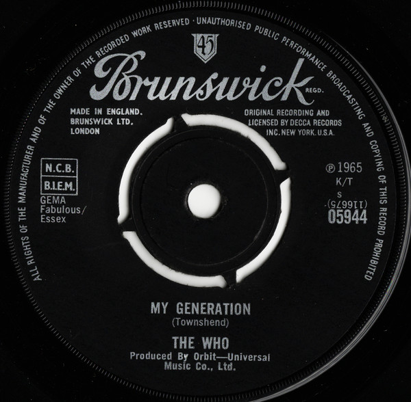 The Who | My Generation | Vinyl (7