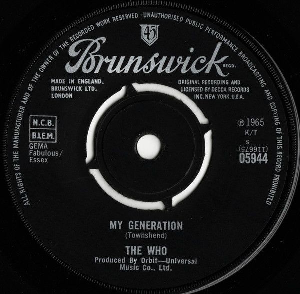 The Who | My Generation | Vinyl (7