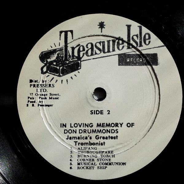 英LP Don Drummond Memorial Album TTL23 Trojan Records /00250