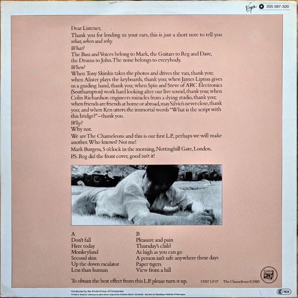 The Chameleons | Script Of The Bridge | Vinyl (LP, Album